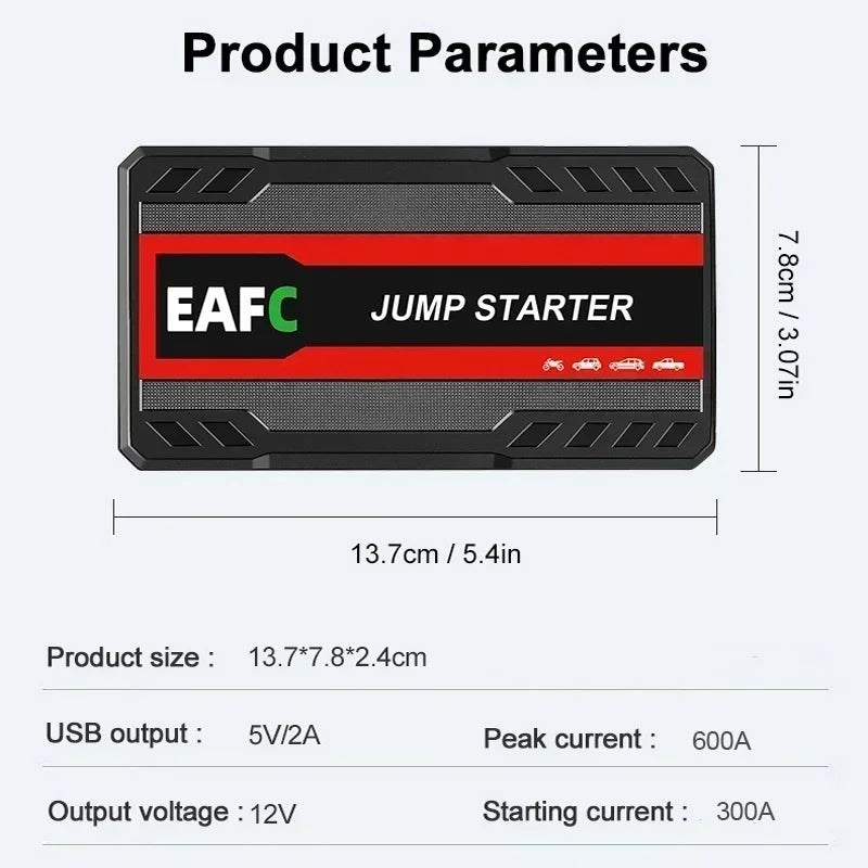 600A Car Jump Starter Battery Power Bank