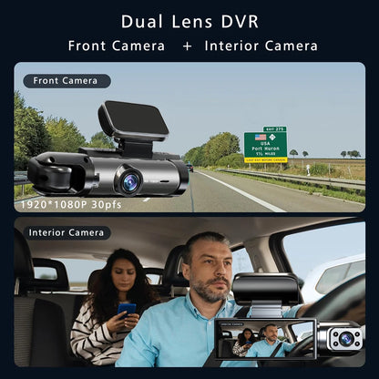 Dual-Lens FHD 1080P Dash Camera